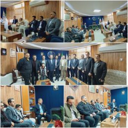 دیدار نوروزی مهندس حسینی،رئیس اداره تعاون،کار و رفاه اجتماعی شهرستان بابل، با دکترحسن حسننتاج،نماینده مردم بابل در مجلس شورای اسلامی