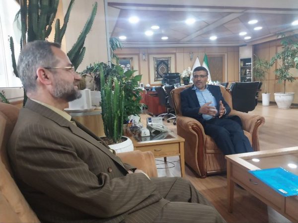 دیدار و نشست دکترحسن حسن‌نتاج، نماینده مردم شریف بابل در مجلس شورای اسلامی،با مهندس فتاح، سرپرست محترم بیمه آسیا در راستای تقویت زیرساخت‌های بیمه‌ای