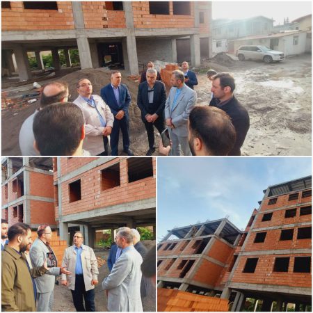 بازدید دکترحسن حسن‌نتاج، نماینده مردم شریف شهرستان بابل در مجلس شورای اسلامی، از پروژه ۱۶۰ واحدی نهضت ملی مسکن (پروژه کوثر) در شهرستان بابل